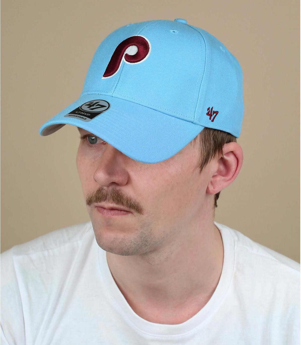 gorra P azul MVP Phillies Cooperstown gorra P azul MVP Phillies Cooperstown